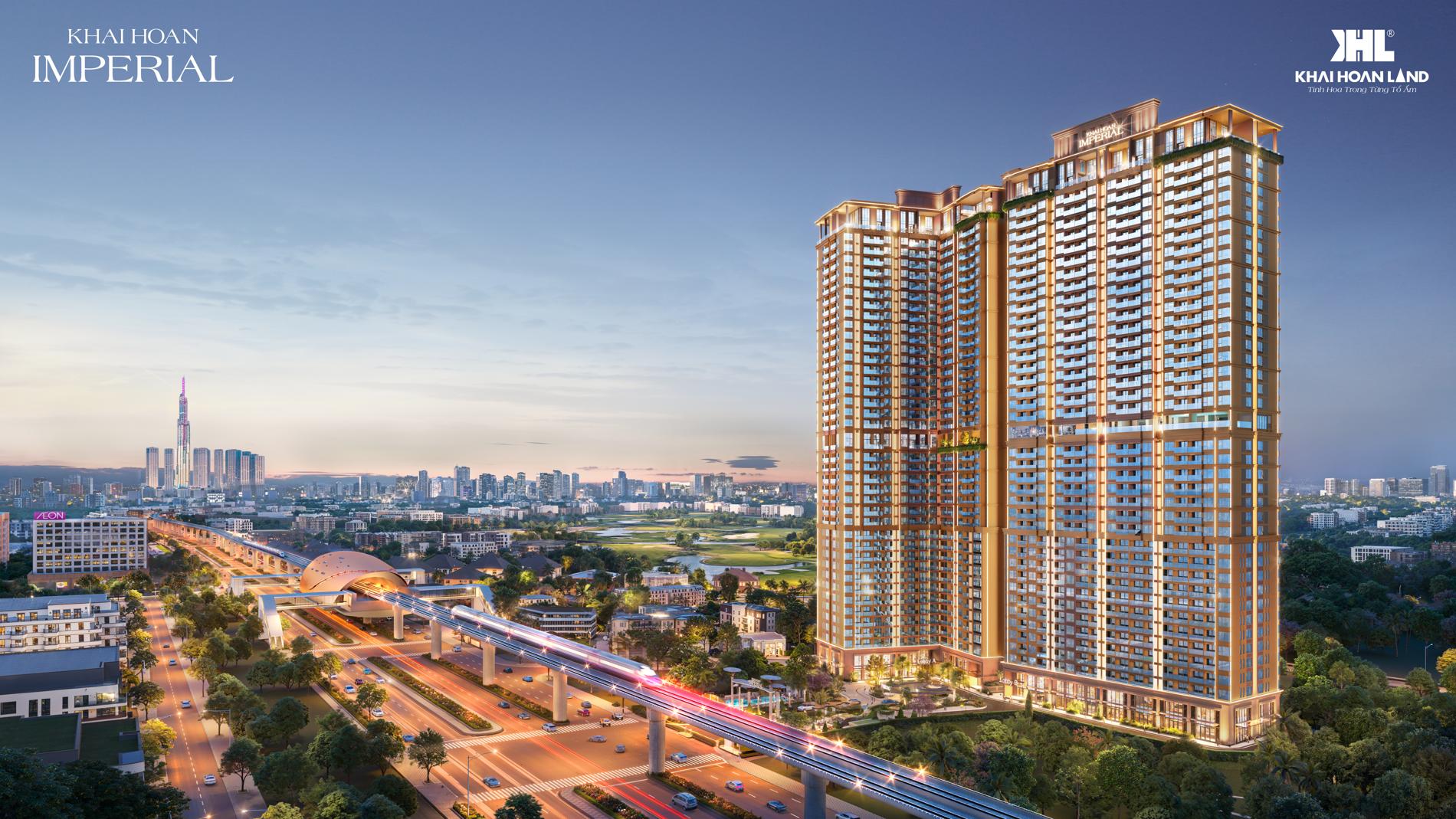 Phối cảnh dự án Khải Hoàn Imperial